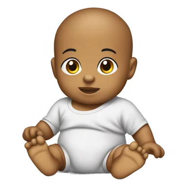 Bebe con chupete sticker