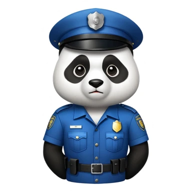 Panda Cop sticker