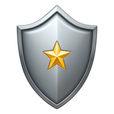 Shield with Shield with flex icon sticker