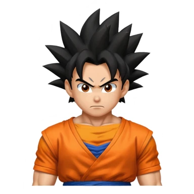 Goku run away  sticker
