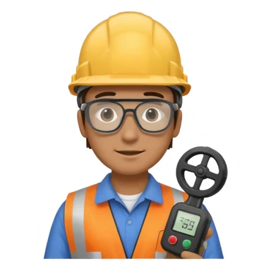 opérateur contrôle non destructif homme sticker