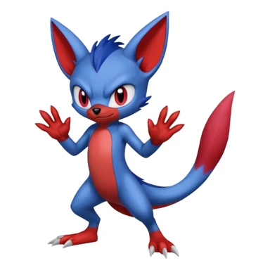 Scizor-Stitch-Sonic-Sneasel-fusion (full body) sticker