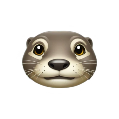 Loutre sur tortue sticker