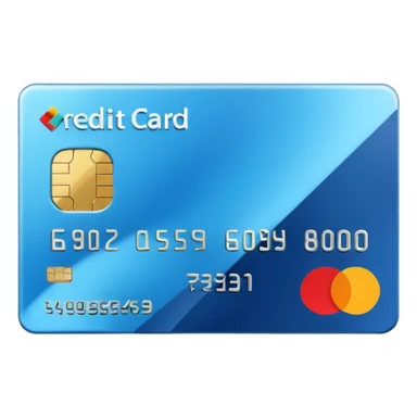 3D icon of a credit card–style corporate card, with a clear highlight in #FF3D00, minimal and high-end. sticker