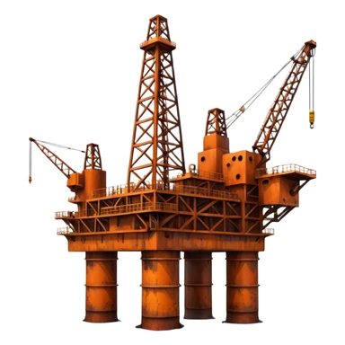 oil rig sticker