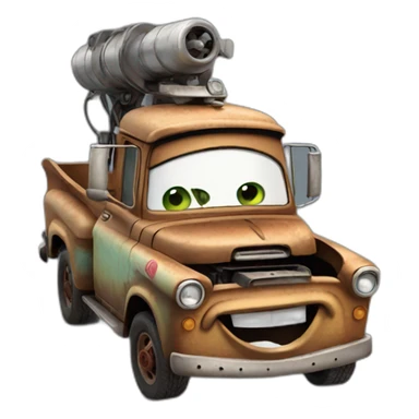 Mater Cars movie sticker