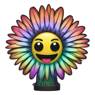 Rave electronic daisy carnival totem sticker