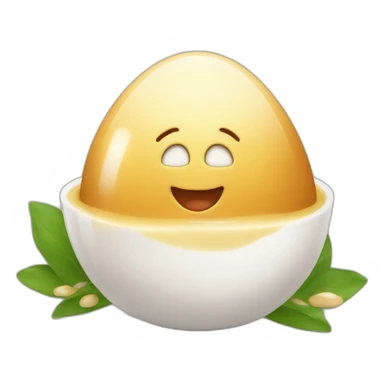 Des œufs au lait sticker