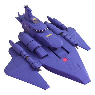 Massive capital ship with jump drive engines sticker