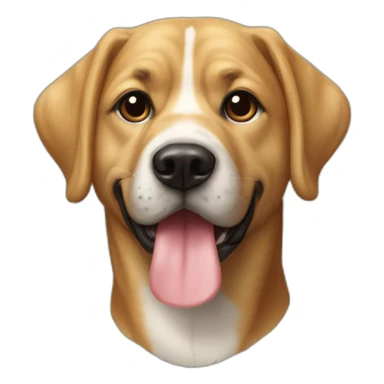 Chien avec une pastèque sur la tete sticker