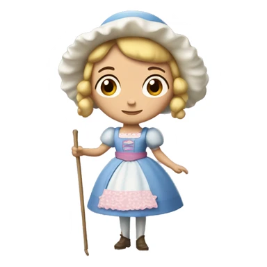 Little Bo peep from Toy story sticker