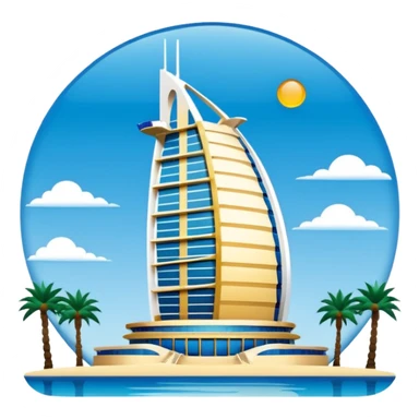 Burj Al Arab sticker