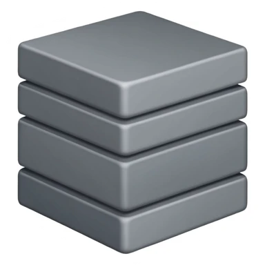 stack of squares (4) going away from the camera sticker