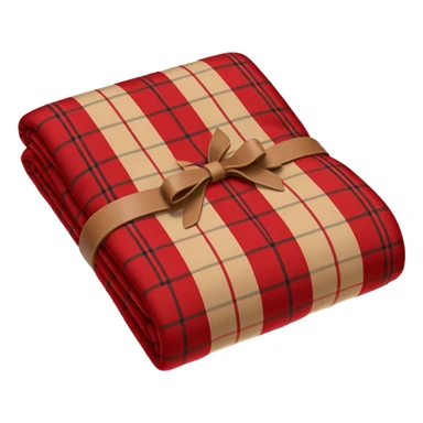 burberry plaid blanket folded  sticker