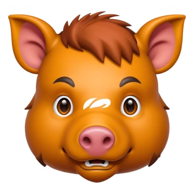  boar as AI developer sticker