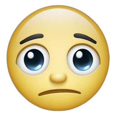 a saluting face with a single tear sticker