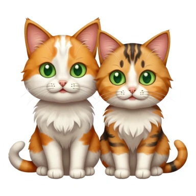 silly and cute cats sticker
