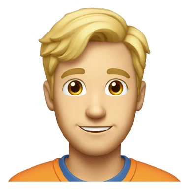  35 year old boy, blond, slanted eyes, friendly, physics and chemistry teacher sticker