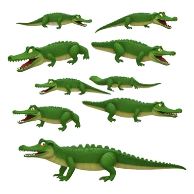 crocodile animation sticker