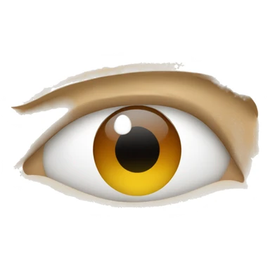 Person eye twitching sticker