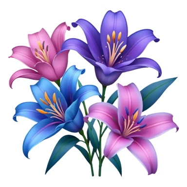 pink purple and blue lillie’s  sticker