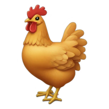Un poulet bien croustillant sticker