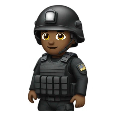 SWAT officer  sticker