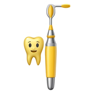 dental endodontic file, with yellow handle sticker