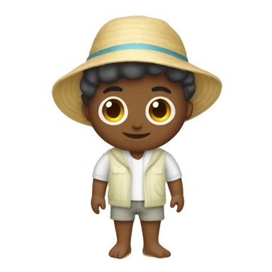 A beach setting with a person dressed in a lightweight, translucent outfit, highlighting the fashion style suitable for warm weather. sticker