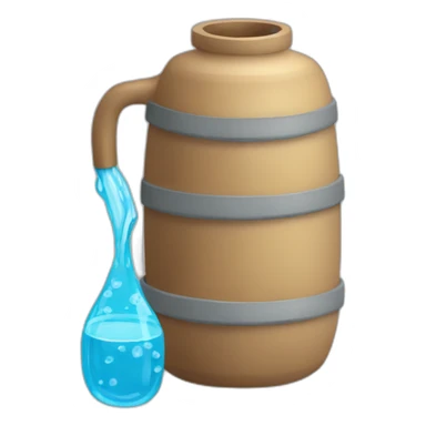 Jarra de agua sticker