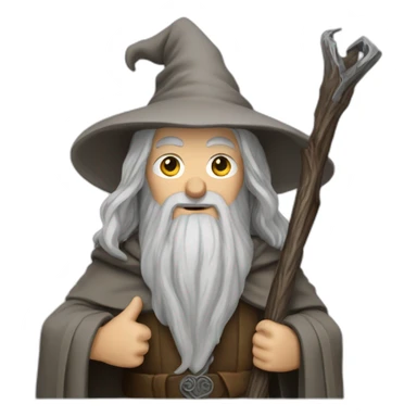 Gandalf in LOTR sticker