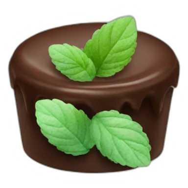 chocolate mint sticker