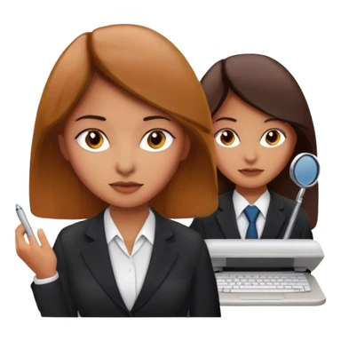 travel girl+corporate work as designer sticker