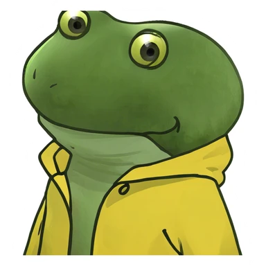 Yellow water droplet  sticker