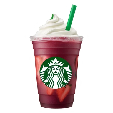 Starbucks strawberry açaí refresher  sticker