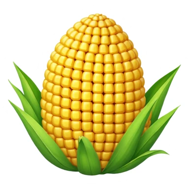 Corn in the shape of a ball sticker