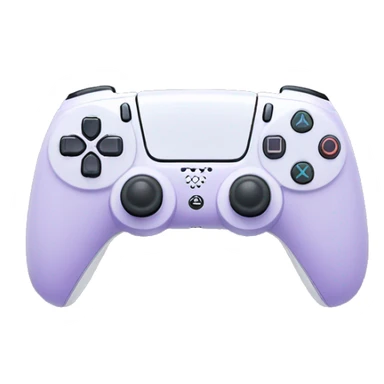Ps5 pastel purple and white controller  sticker