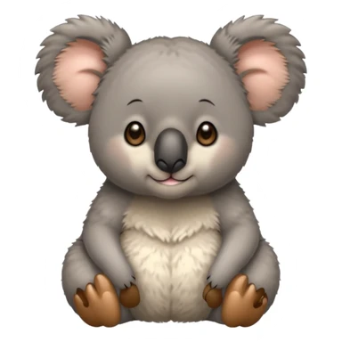 Koala with earrings sticker