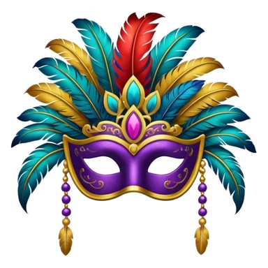 Carnival Mask sticker