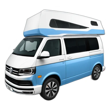 VW T6.1 California caravan blue white sticker