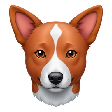 All red cattle dog, no white, thin  sticker