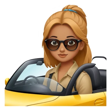 girl in car with sunglasses en Suzuki vitara  sticker