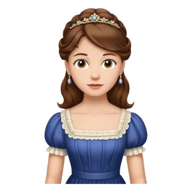 1900's european female sticker