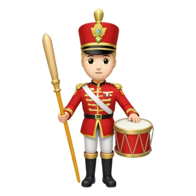 Toy Soldier drum parade sticker