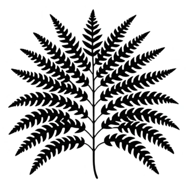 Fern Maori design.. sticker