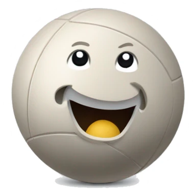 Boule de pétanque argenté avec des strillure et un cochonnet sticker