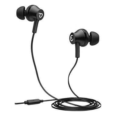 old wired earphones sticker