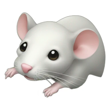 rat swimming in money sticker