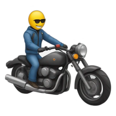 Un gars qui tombe de moto en fesait un weeling sticker