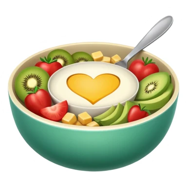 healthy bowl sticker